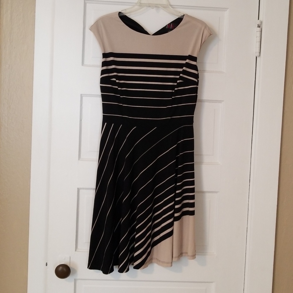 Black and tan dress